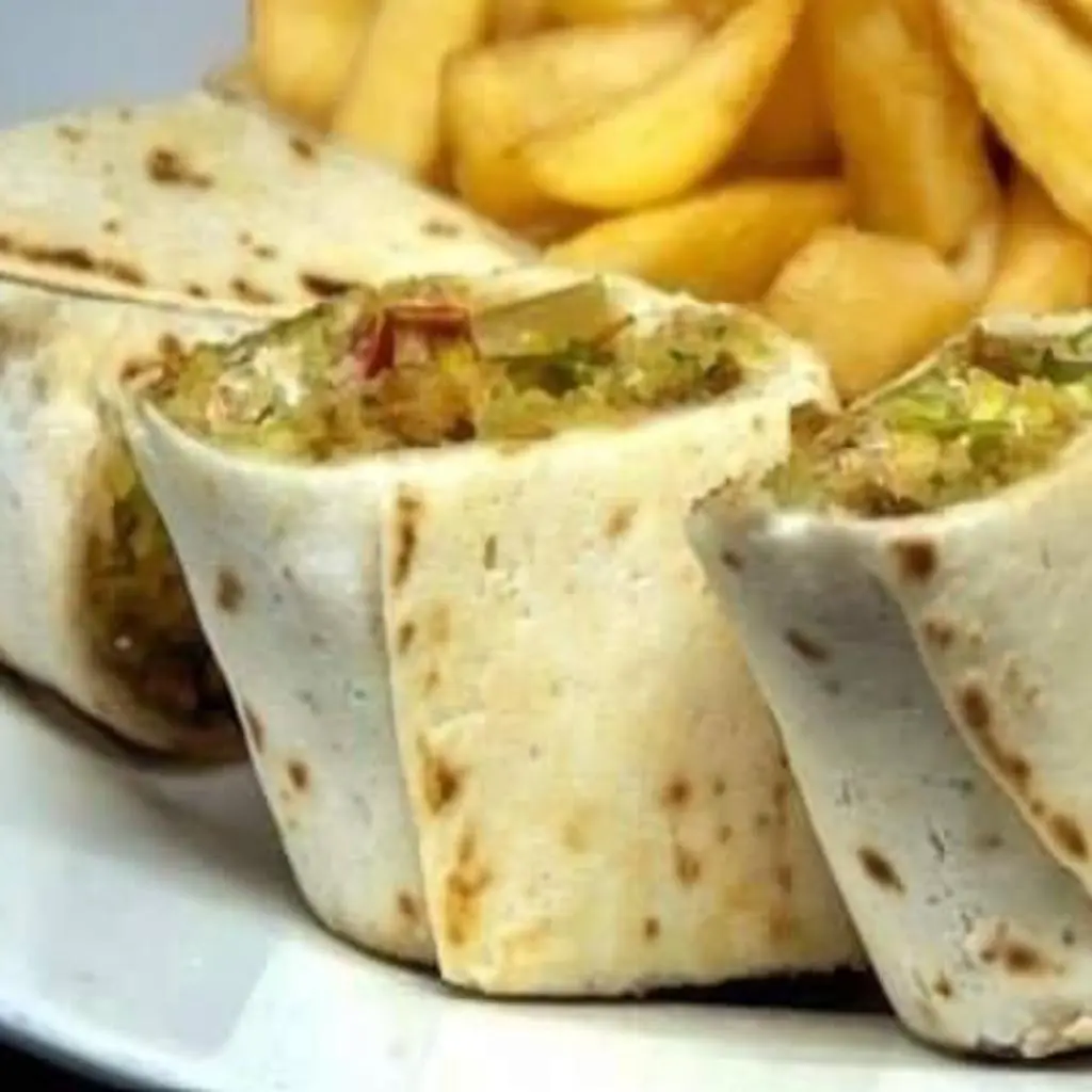 Arabic Saj Falafel With Egg